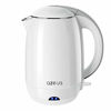 Picture of AZEUS 1500W Electric Kettle, BPA Free Double Wall Water Kettle with 304 Stainless Steel, 1.8L Large Capacity Cordless Coffee Pot & Tea Kettle, Auto Shut-Off and Boil-Dry Protection, White