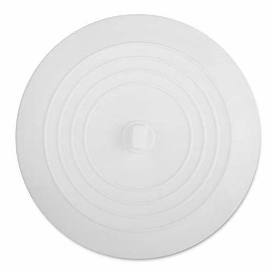 Picture of Cuttte Silicone Bathtub Stopper, 6 Inches Large Drain Stopper, Flat Suction Drain Cover, Tub Stopper Drain Plug for Kitchen, Bathtub and Laundry