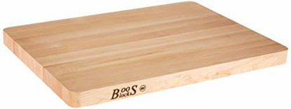 Picture of John Boos Block Chop-N-Slice Maple Wood Edge Grain Reversible Cutting Board, 18 Inches x 12 Inches x 1.25 Inches