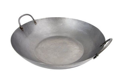 Picture of Town Food Service 14 Inch Cantonese Flat Bottom Wok