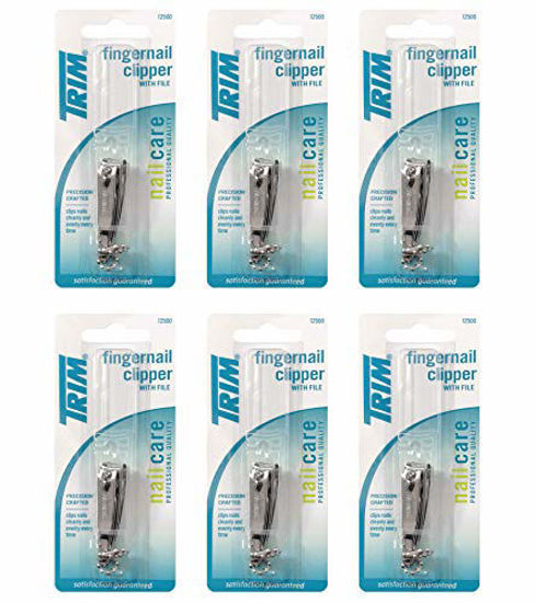 Picture of Trim Nailcare Fingernail Steel Clipper with File, Item Number 12500 (Pack of 6)