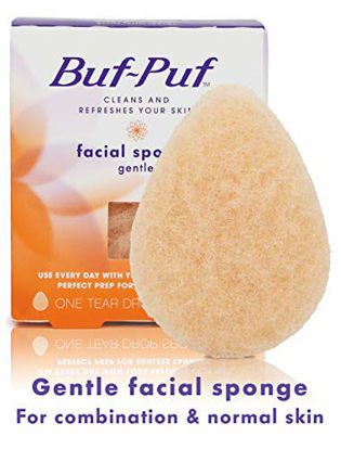 Picture of Buf-Puf Gentle Facial Sponge, Exfoliating, Dermatologist Developed, 1 Count