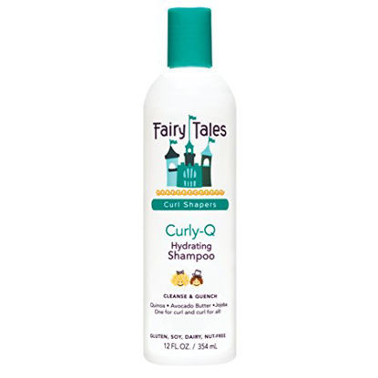 Picture of Fairy Tales Curly-Q Daily Hydrating Shampoo for Kids - Shampoo For Curly Hair - Paraben Free, Sulfate Free, Gluten Free, Nut Free - 12 Oz