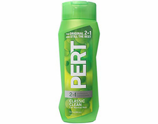 Picture of Pert Plus 2 in 1 Classic Clean Shampoo & Conditioner Medium Formula for Normal Hair 13.5 Fl Ounces / 400 Ml (Pack of 3)