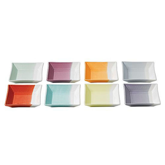 Picture of Royal Doulton 1815 Tapas 4.7" Square Tray Set, Multicolor