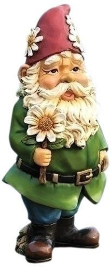 Picture of Joseph Studio 65900 Tall Gnome Garden Statue, 12-Inch