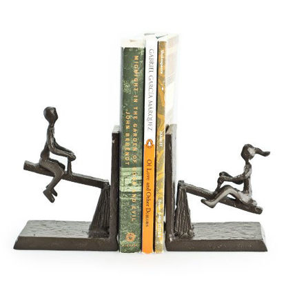 Picture of Danya B Children Playing on a See-Saw Metal Bookend Set