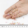 Picture of BEADNOVA 4mm 1000pcs Pearl Beads for Crafting Satin Pearl Beads Tiny Round Imitation Beads for Jewelry Making (Multi Color)