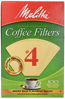 Picture of Melitta Cone Coffee Filters, Natural Brown #4, 100 Count (Pack Of 3)