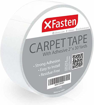 Double Sided Carpet Tape 2 Inches X 11 Yards Heavy Duty Double Sided Tape  Extra Thick Rug Tape with Mesh Fabric Sticky Tape Residue Free for Rugs
