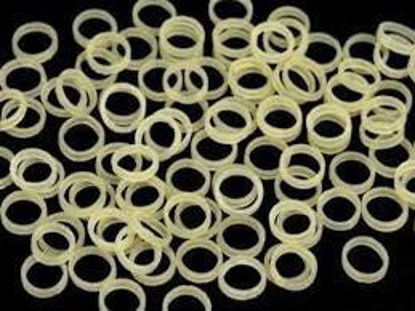 100 Pack Orthodontic Elastics 1/4 (6.4mm), Rubber Bands Great for Dog  Grooming Top Knots, Bows, Braids, Tooth Gaps, and Dreadlocks by Cayenas 