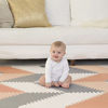 Picture of Skip Hop Foam Baby Play Mat: Playspot Interlocking Foam Floor Tiles, 70" x 56", Grey/Peach