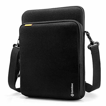 Picture of tomtoc Tablet Shoulder Bag for 12.9-inch New iPad Pro 2018-2020 with Apple Pencil Magic Keyboard and Smart Keyboard Folio, Surface Pro X/7/6/5/4, Waterproof Cordura Fabric Tablet Sleeve