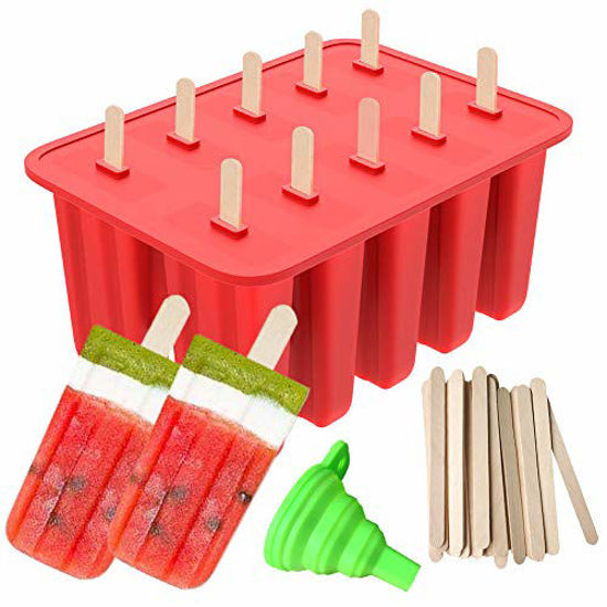 Ice lolly moulds cheap with wooden sticks