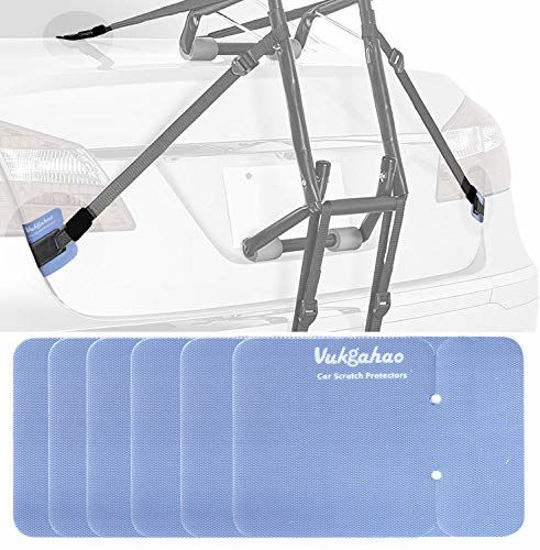 Picture of Vukgahao Car Scratch Protectors for Trunk Bike Rack,to Avoid Car Paint Scratch from Metal Hooks/Ratchets/Tie Buckles/RV Straps -(6 Pack) Black