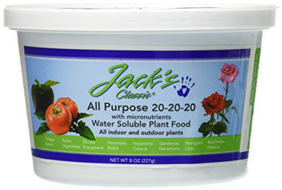 Picture of J R Peters 52008 Jacks Classic 20-20-20 All Purpose Fertilizer, 8-Ounce