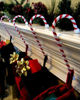 Picture of Haute Decor CC0402R Candy Cane Stocking Holder, 4-Pack, Classic Red and White