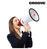 Picture of Croove Portable 30 Watt Bullhorn/Megaphone with Siren & Cheering - 800 Yard Range - Powerful and Lightweight