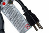 Picture of Cablelera Power Cord Extension and Splitter, NEMA 5-15P to NEMA 5-15R x 2, 16 AWG, 13A, 125V (ZWACPQAG-14)