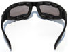 Picture of Chopper Night Driving Riding Padded Motorcycle Glasses 011 Black Frame with Yellow Lenses (Black - Smoke Lens), Medium