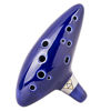 Picture of TOTMC Legend of Zelda Ocarina of Time Triforce Link 12 Hole Alto C Mediant Tone Ocarina Zelda Cosplay Ceramic Replica + Textbook