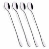 Picture of Hiware 9-Inch Long Handle Iced Tea Spoon, Coffee Spoon, Ice Cream Spoon, Stainless Steel Cocktail Stirring Spoons, Set of 4