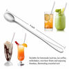 Picture of Hiware 9-Inch Long Handle Iced Tea Spoon, Coffee Spoon, Ice Cream Spoon, Stainless Steel Cocktail Stirring Spoons, Set of 4