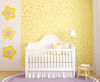 Picture of Innovative Stencils Polka Dot Wall Decal Nursery Kids Room Peel and Stick Removable Sticker Circle Pattern Decor #1326 (1.5" (150 Dots), Gold)