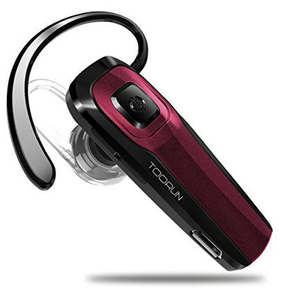 Picture of TOORUN M26 Bluetooth Headset with Noise Cancelling Compatible with Smart Phones LG G7 Samsung Note9 S9 iPhone Xs MAS Moto Z3 P30 Google pixel3 ZTE Axon-Red