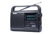 Picture of Kaito KA390 Portable AM/FM Shortwave NOAA Weather Radio with LED Flashlight, Color Black