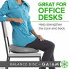 Picture of Gaiam Balance Disc Wobble Cushion Stability Core Trainer For Home Or Office Desk Chair & Kids Alternative Classroom Sensory Wiggle Seat