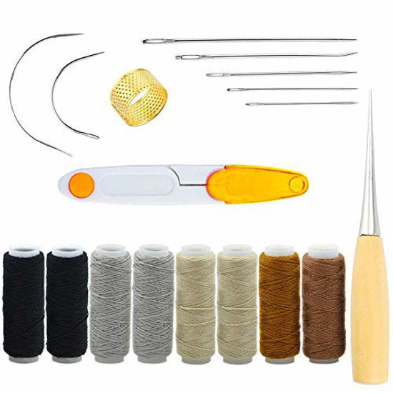 Hand Sewing Needle Kit, Heavy Duty Household Hand Needles For For Home  Upholstery Carpet Leather Canvas Repair (7 Pieces)