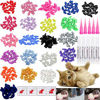 Picture of VICTHY 100pcs Cat Nail Caps, Cat Claw Caps Covers with Glue and Applicators