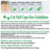 Picture of VICTHY 100pcs Cat Nail Caps, Cat Claw Caps Covers with Glue and Applicators