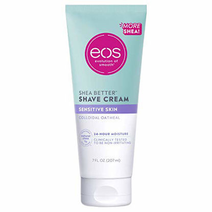 Picture of eos Sensitive Skin Shaving Cream for Women | Shave Cream, Skin Care and Lotion with Colloidal Oatmeal | 24 Hour Hydration | 7 fl oz