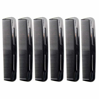 Picture of Favorict (6 Pack) 5" Pocket Hair Comb Beard & Mustache Combs for Men's Hair Beard Mustache and Sideburns