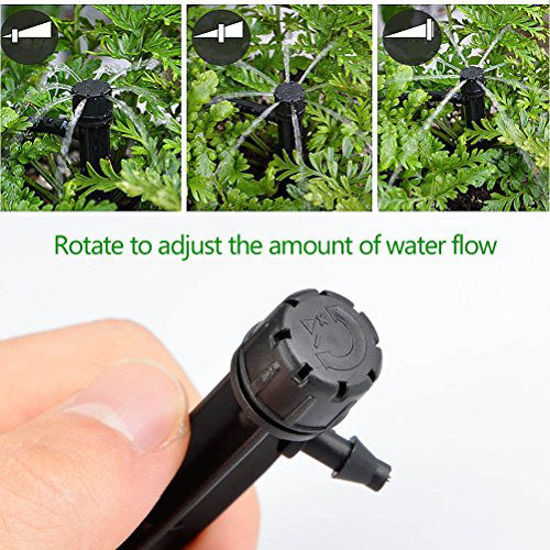 GetUSCart- UCLEVER 50pcs Adjustable Irrigation Drippers Drip Emitters ...