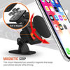 Picture of Trianium Magnetic Dash Car Mount Phone Holder Desk Stand Compatible with iPhone, Samsung, Huawei, Nokia, LG, Moto Smartphone, Stick-on Dashboard 3M-Adhesive Bendable Base and Metal Plate Included