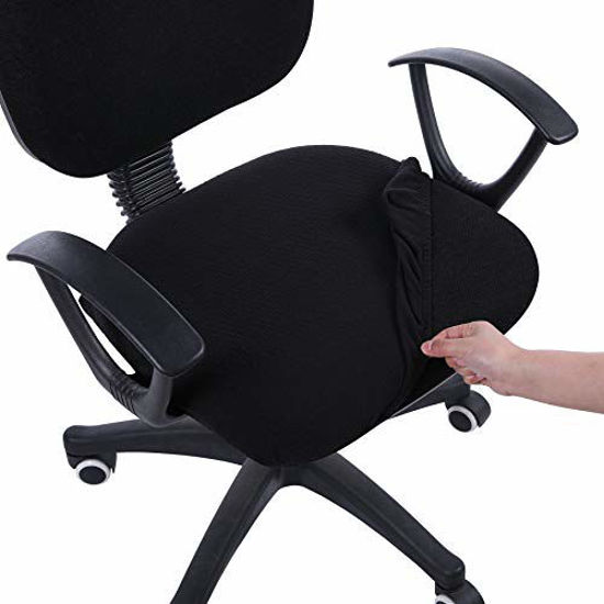 GetUSCart Smiry Stretch Jacquard Office Computer Chair Seat