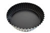Picture of Paderno World Cuisine Deep Non-Stick Removable Base tart pan, 9.5in, Black