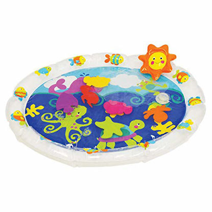 Picture of Earlyears Fill 'N Fun Water Play Mat - Encourage Tummy Time with 6 Fun Floating Sea Friends to Discover, Multi, 21 L x 17 W x 2 H in