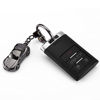 Picture of Creative Key Chain Car Keychain Flashlight with 2 Modes LED Lights 2 in 1 Car Key Chain Ring for Office Backpack Purse Charm,Great Gift for Men or Women (Gray)