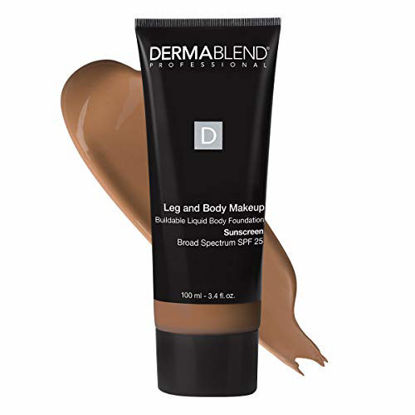 Picture of Dermablend Leg and Body Makeup Foundation with SPF 25, 65N Tan Golden, 3.4 Fl. Oz.