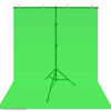 Picture of Linco Lincostore Zenith Portable T-Shape Background Backdrop Stand Kit 5x6.7ft - 5ft Wide (Fixed) and 6.7ft High (Adjustable)- Lightweight Only 4 Lbs Easy to Carry and Storage