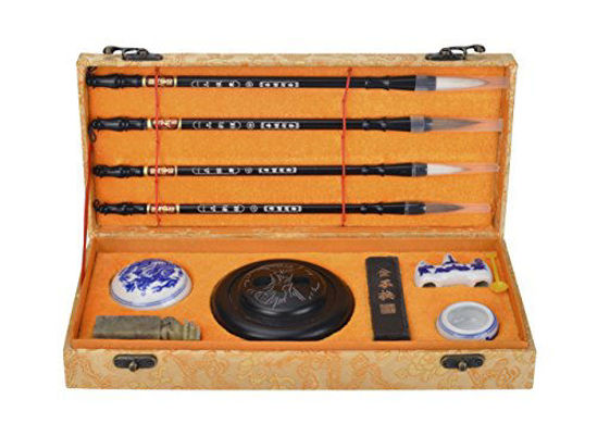 Picture of I-MART Chinese Calligraphy Brush, Kanji, Sumi Water Writing, Painting Set