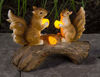 Picture of Squirrels on a Log Solar Powered Outdoor LED Garden Light