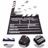 Picture of Movie Film Clap Board, 12"x11" Hollywood Clapper Board Wooden Film Movie Clapboard Accessory with Black & White