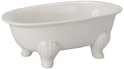 Picture of BIA Cordon Bleu 10" x 6" x 3.5" Porcelain Bathtub Dish, White