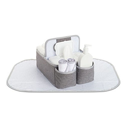 Picture of Munchkin Portable Diaper Caddy Organizer, Grey