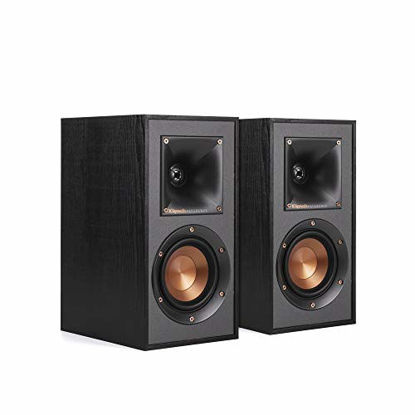 Picture of Klipsch R-41M Powerful Detailed Bookshelf Home Speaker Set of 2 Black